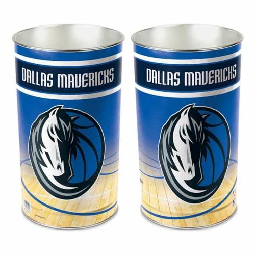 NBA Home Accents Wincraft Dallas Mavericks Tapered Trash Can 3 NBA Home Accents Wincraft Dallas Mavericks Tapered Trash Can