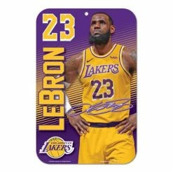 NBA Wall Decor & Signs Wincraft Los Angeles Lakers Lebron James Locker Room Sign