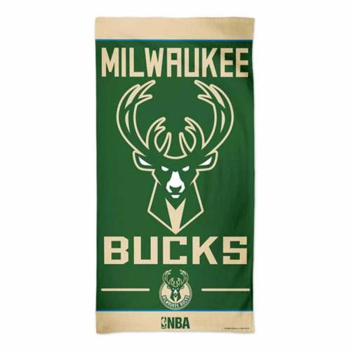 NBA Swimwear Accessories Wincraft Milwaukee Bucks Fiber Beach Towel 3 NBA Swimwear Accessories Wincraft Milwaukee Bucks Fiber Beach Towel