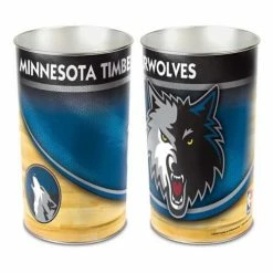 NBA Home Accents Wincraft Minnesota Timberwolves Trash Can