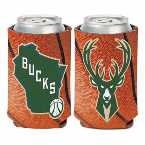 NBA Can Coolers Wincraft Milwaukee Bucks Basketball Can Cooler 3 NBA Can Coolers Wincraft Milwaukee Bucks Basketball Can Cooler