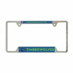 NBA License Plates & Frames Wincraft Minnesota Timberwolves Metal License Frame
