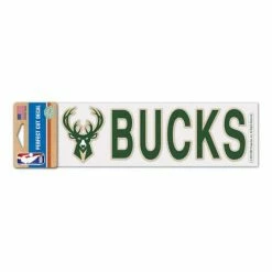 NBA Stickers & Decals Wincraft Milwaukee Bucks 3"x10" Perfect Cut Decal