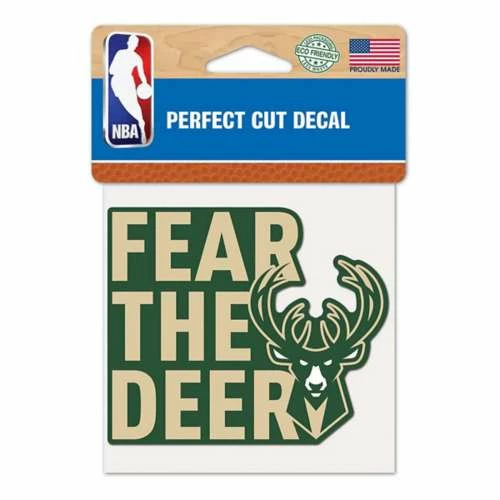 NBA Stickers & Decals Wincraft Milwaukee Bucks 4X4 Perfect Cut Decal 3 NBA Stickers & Decals Wincraft Milwaukee Bucks 4X4 Perfect Cut Decal