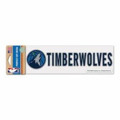 NBA Stickers & Decals Wincraft Minnesota Timberwolves 3X10 Perfect Cut Decal
