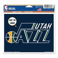 NBA Stickers & Decals Wincraft Utah Jazz 5X6 Multi Use Decal
