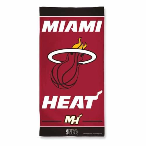 NBA Swimwear Accessories Wincraft Miami Heat Fiber Beach Towel 3 NBA Swimwear Accessories Wincraft Miami Heat Fiber Beach Towel