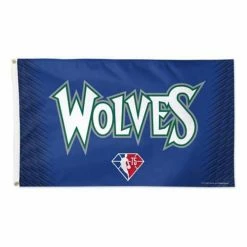 NBA Flags & Pennants Wincraft Minnesota Timberwolves 2022 City Edition Deluxe Flag