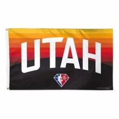 NBA Flags & Pennants Wincraft Utah Jazz 2022 City Edition Deluxe Flag