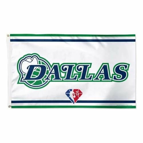 NBA Flags & Pennants Wincraft Dallas Mavericks 2022 City Edition Deluxe Flag 3 NBA Flags & Pennants Wincraft Dallas Mavericks 2022 City Edition Deluxe Flag