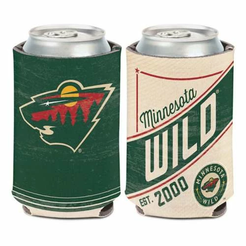NHL Can Coolers Wincraft Minnesota Wild Retro Can Cooler 3 NHL Can Coolers Wincraft Minnesota Wild Retro Can Cooler