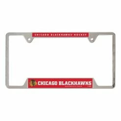 NHL License Plates & Frames Wincraft Chicago Blackhawks Metal License Plate Frame