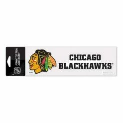 NHL Stickers & Decals Wincraft Chicago Blackhawks 3"x10" Perfect Cut Decal