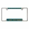 NHL License Plates & Frames Wincraft San Jose Sharks Metal License Plate Frame -Wincraft Sales Store unnamed file 1562