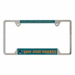 NHL License Plates & Frames Wincraft San Jose Sharks Metal License Plate Frame