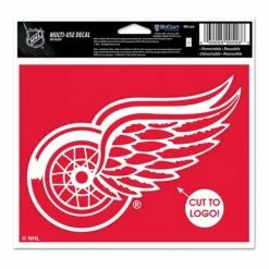 NHL Stickers & Decals Wincraft Detroit Red Wings 5X6 Multi Use Decal