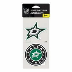 NHL Stickers & Decals Wincraft Dallas Stars 4X8 Perfect Cut Decal