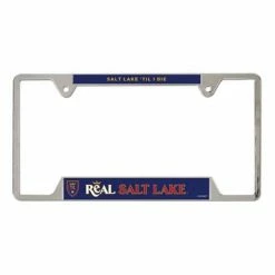 MLS License Plates & Frames Wincraft Real Salt Lake Metal License Plate Frame