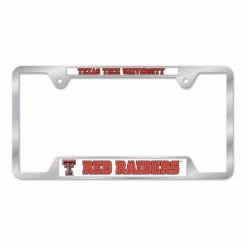 College License Plates & Frames Wincraft Texas Tech Red Raiders Classic Metal License Plate Frame