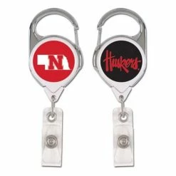College Keychains & Lanyards Wincraft Nebraska Cornhuskers Badge Holder