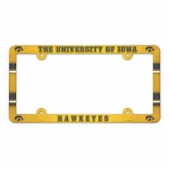 College License Plates & Frames Wincraft Iowa Hawkeyes Plastic License Plate Frame