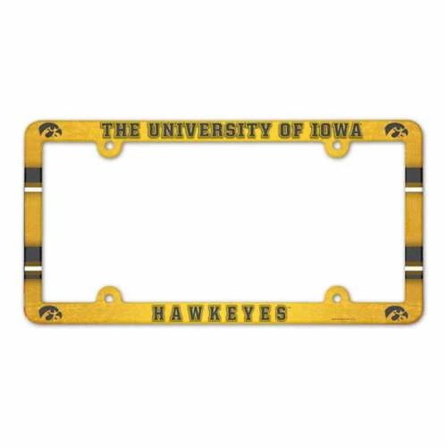 College License Plates & Frames Wincraft Iowa Hawkeyes Plastic License Plate Frame 3 College License Plates & Frames Wincraft Iowa Hawkeyes Plastic License Plate Frame