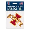 College Stickers & Decals Wincraft Iowa State Cyclones 4X4 Perfect Cut Decal -Wincraft Sales Store unnamed file 224