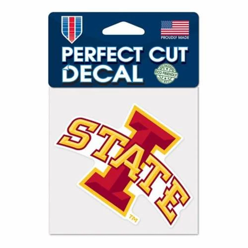 College Stickers & Decals Wincraft Iowa State Cyclones 4X4 Perfect Cut Decal 3 College Stickers & Decals Wincraft Iowa State Cyclones 4X4 Perfect Cut Decal