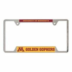 College License Plates & Frames Wincraft Minnesota Golden Gophers Metal License Plate Frame