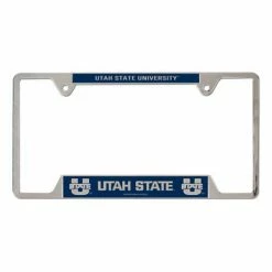 College License Plates & Frames Wincraft Utah State Aggies Metal License Plate Frame