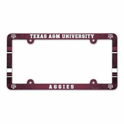 College License Plates & Frames Wincraft Texas A&M Aggies Plastic License Plate Frame