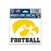College Stickers & Decals Wincraft Iowa Hawkeyes Football 3"x4" Decal -Wincraft Sales Store unnamed file 260