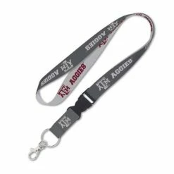 College Keychains & Lanyards Wincraft Texas A&M Aggies Grey Lanyard
