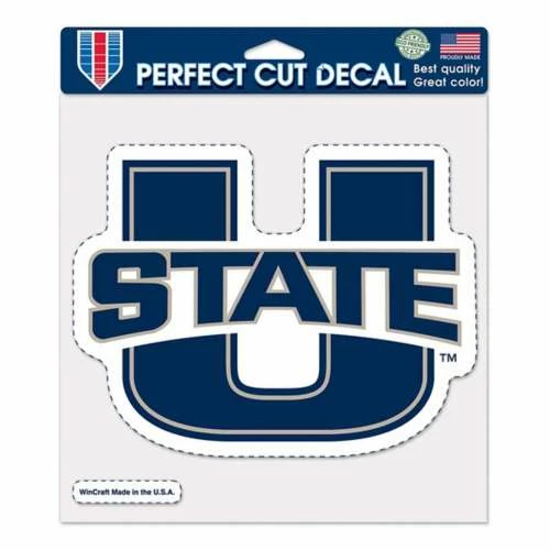 College Stickers & Decals Wincraft Utah State Aggies 8X8 Perfect Cut Decal 3 College Stickers & Decals Wincraft Utah State Aggies 8X8 Perfect Cut Decal