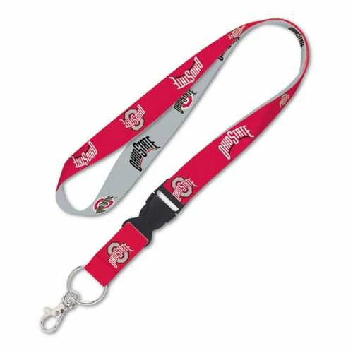 College Keychains & Lanyards Wincraft Ohio State Buckeyes Lanyard 3 College Keychains & Lanyards Wincraft Ohio State Buckeyes Lanyard