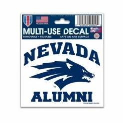College Stickers & Decals Wincraft Nevada Wolf Pack Alumni 3"x4" Decal