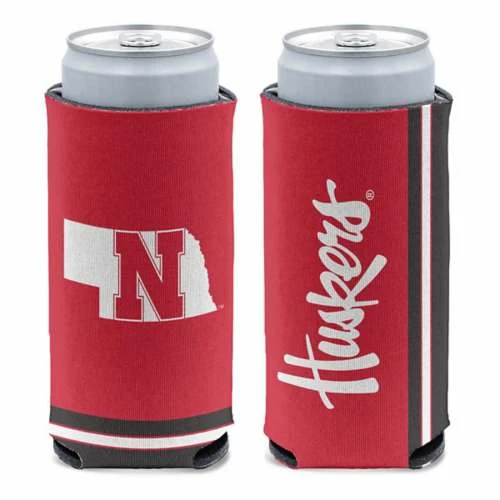 College Can Coolers Wincraft Nebraska Cornhuskers Slim Can Cooler 3 College Can Coolers Wincraft Nebraska Cornhuskers Slim Can Cooler