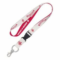 College Keychains & Lanyards Wincraft Wisconsin Badgers Bucky Lanyard
