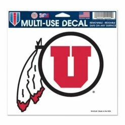College Stickers & Decals Wincraft Utah Utes Ultra 5"x6" Decal