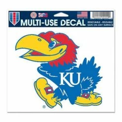 College Stickers & Decals Wincraft Kansas Jayhawks Ultra 5"x6" Decal
