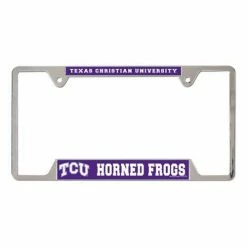 College License Plates & Frames Wincraft TCU Horned Frogs Metal License Plate Frame