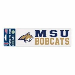 College Stickers & Decals Wincraft Montana State Bobcats 3X10 Perfect Cut Decal