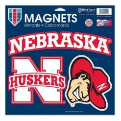 College Stickers & Decals Wincraft Nebraska Cornhuskers Magnet