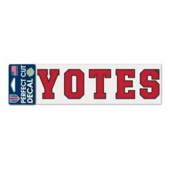 College Stickers & Decals Wincraft South Dakota Coyotes 3X10 Perfect Cut Decal