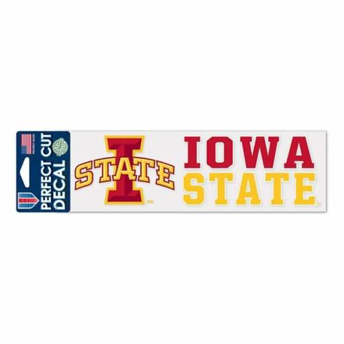 College Stickers & Decals Wincraft Iowa State Cyclones 3X10 Perfect Cut Decal 3 College Stickers & Decals Wincraft Iowa State Cyclones 3X10 Perfect Cut Decal