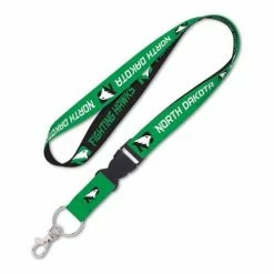 College Keychains & Lanyards Wincraft North Dakota Fighting Hawks Lanyard