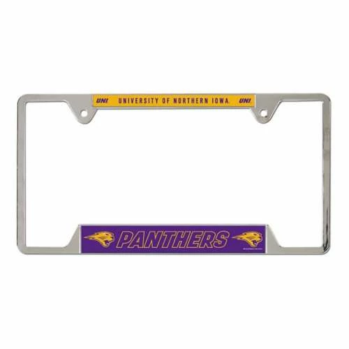 College License Plates & Frames Wincraft Northern Iowa Panthers Metal License Plate Frame 3 College License Plates & Frames Wincraft Northern Iowa Panthers Metal License Plate Frame