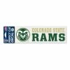 College Stickers & Decals Wincraft Colorado State Rams 3"x10" Perfect Cut Decal -Wincraft Sales Store unnamed file 369