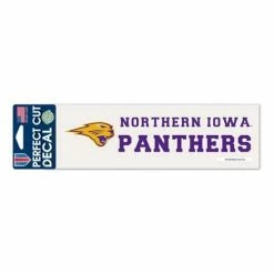 College Stickers & Decals Wincraft Northern Iowa Panthers 3X10 Perfect Cut Decal