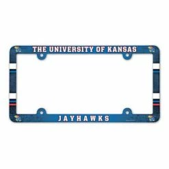 College License Plates & Frames Wincraft Kansas Jayhawks Plastic License Plate Frame